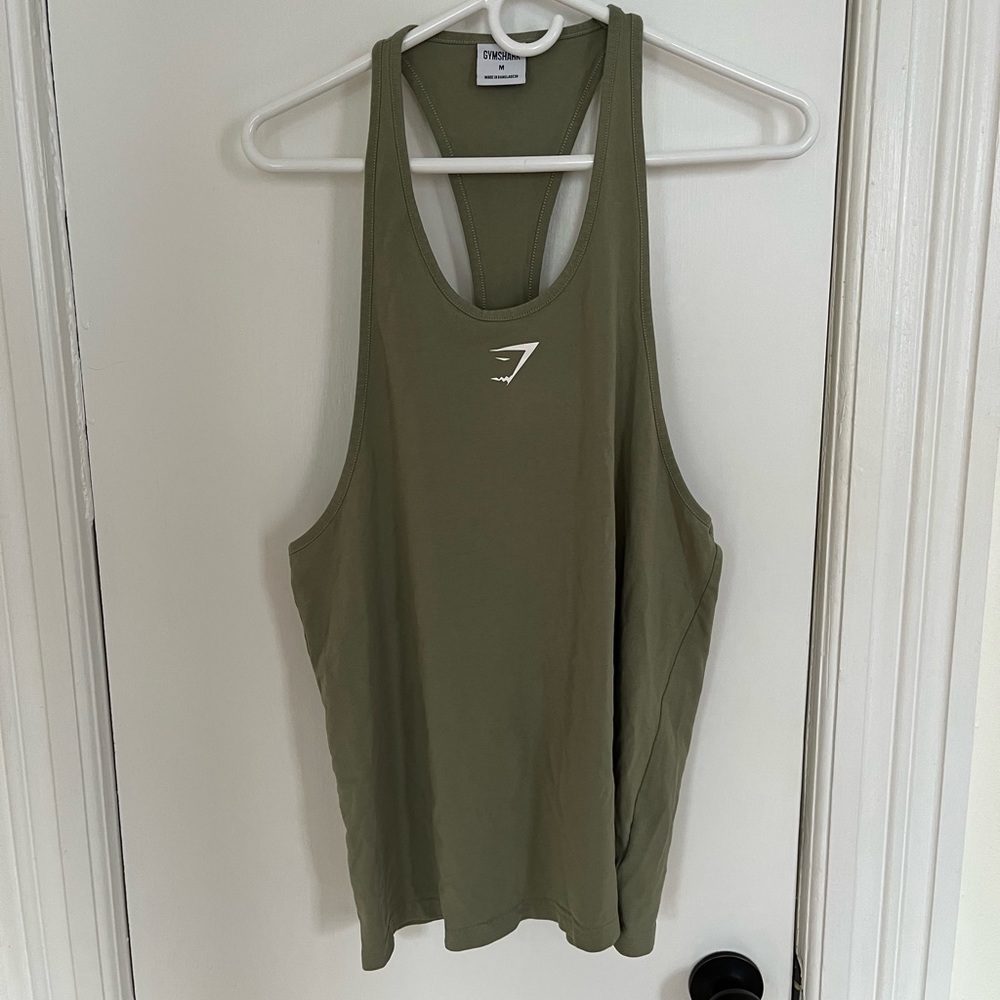Green Gymshark CRITICAL 2.0 STRINGER Size Medium